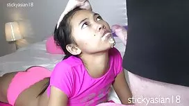 金髪元ブラジルの女の子に座っコック 女子 ...
